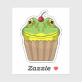 Kikker met Muffin Sticker (Vel)