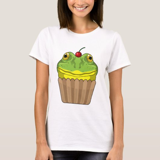 Kikker met Muffin T-shirt (Voorkant)