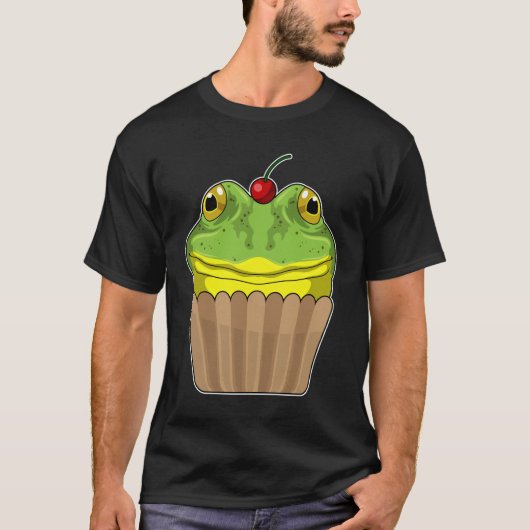 Kikker met Muffin T-shirt (Voorkant)