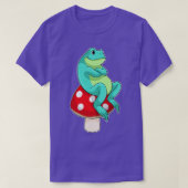 Kikker met paddenstoel t-shirt (Design voorkant)