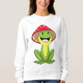 Kikker met paddenstoel trui (Voorkant)