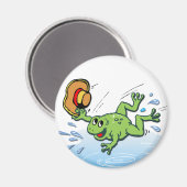 Kikker met Pet Magneet (Voorkant / Achterkant)