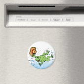 Kikker met Pet Magneet (Insitu (Vaatwasser))