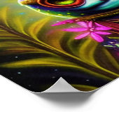 Kikker met pet poster (Hoek)