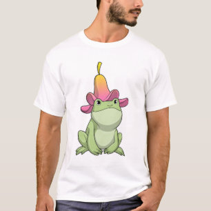 Kikker met Plumeria T-shirt