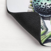 Kikker met polywogs in Fishbowl Muismat (Hoek)