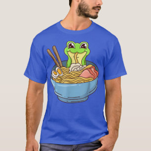 Kikker met ramen noedels Japan Food T-shirt