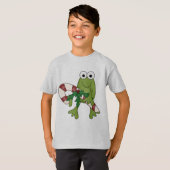 Kikker met snoepsuikerriet, T-shirts en cadeaus (Voorkant volledig)
