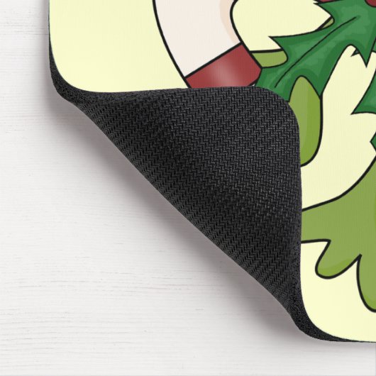 Kikker met snoepsuikerriet, T-shirts en cadeaus Muismat (Hoek)