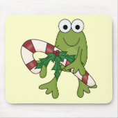 Kikker met snoepsuikerriet, T-shirts en cadeaus Muismat (Voorkant)