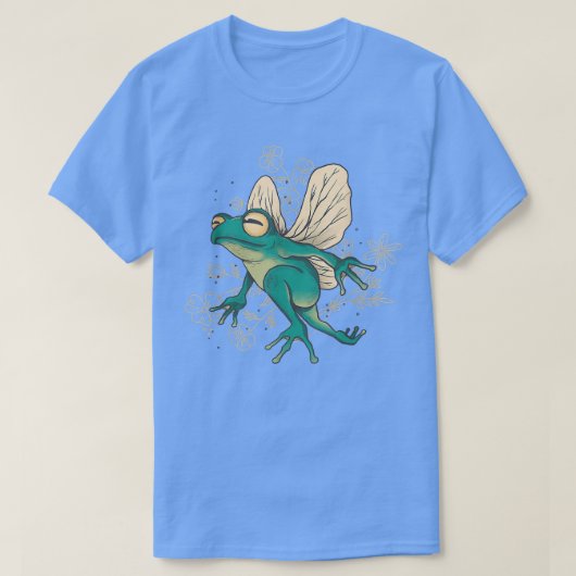 Kikker met vleugels t-shirt (Design voorkant)