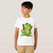 Kikker met vlinder t-shirt (Voorkant volledig)