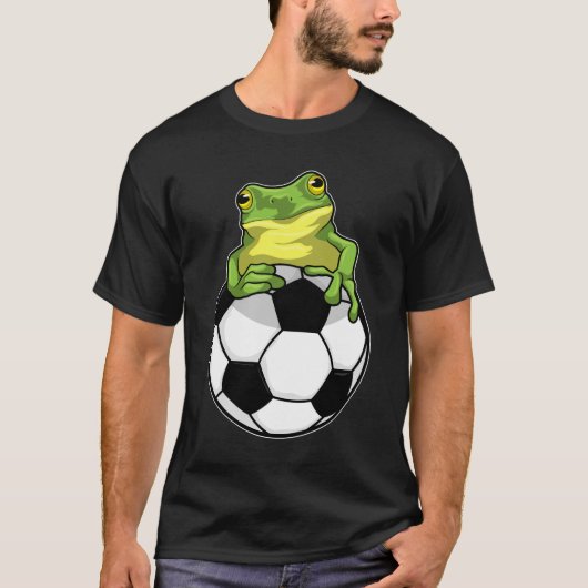 Kikker met Voetbal T-shirt (Voorkant)