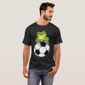 Kikker met Voetbal T-shirt (Voorkant volledig)