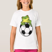 Kikker met Voetbal T-shirt (Voorkant)