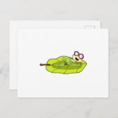 Kikker met zonnebril briefkaart (Voorkant / Achterkant)