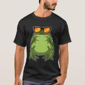 Kikker met zonnebril t-shirt (Voorkant)