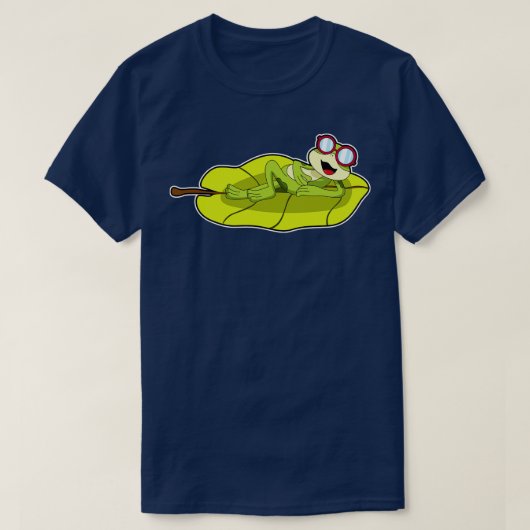 Kikker met zonnebril t-shirt (Design voorkant)