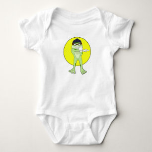 Kikker met zwembril romper