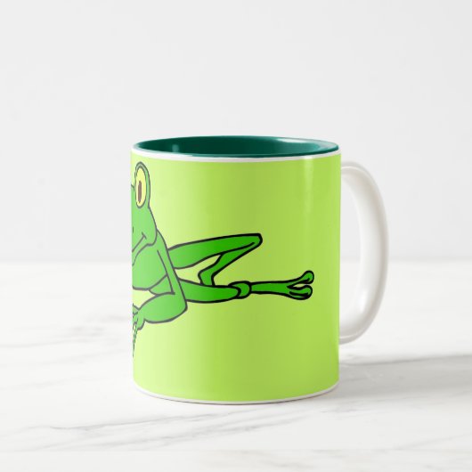 Kikker-Mok Tweekleurige Koffiemok (Voorkant rechts)