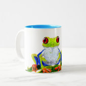 Kikker-Mok Tweekleurige Koffiemok (Voorkant links)