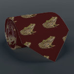 Kikker Neck Tie Stropdas<br><div class="desc">Een foto van een mooie groene en bruine kikker!</div>