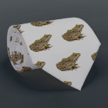 Kikker Neck Tie Stropdas<br><div class="desc">Een foto van een mooie groene en bruine kikker!</div>