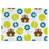 Kikker & Nenuphar naadloos patroonpatroon Groot Cadeauzakje (Achterkant)