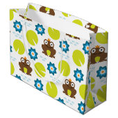 Kikker & Nenuphar naadloos patroonpatroon Groot Cadeauzakje (Achterkant Gekanteld)