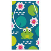 Kikker & Nenuphar naadloos patroonpatroon Klein Cadeauzakje (Achterkant)