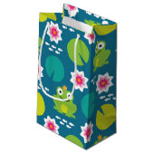 Kikker & Nenuphar naadloos patroonpatroon Klein Cadeauzakje (Achterkant Gekanteld)