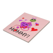 Kikker nieuwe mammie-cadeaus tegeltje (Zijkant)