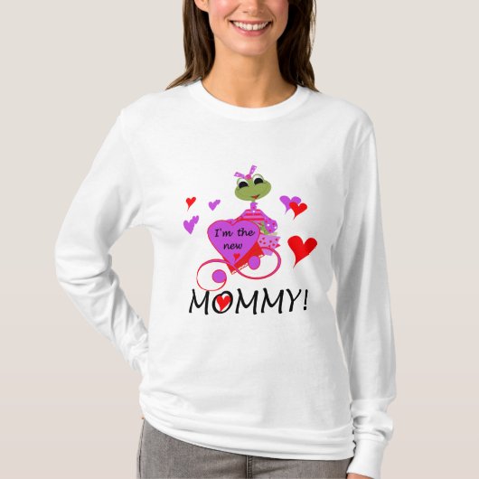 Kikker nieuwe mammie T-shirts en cadeautjes (Voorkant)