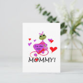 Kikker nieuwe mammie T-shirts en cadeautjes Briefkaart (Staand voorkant)