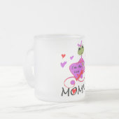 Kikker nieuwe mammie T-shirts en cadeautjes Matglas Koffiemok (Voorkant links)