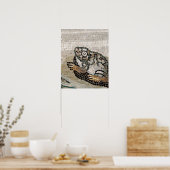 Kikker, nijlmozaïek, uit het Huis van de Faun Poster (Keuken)