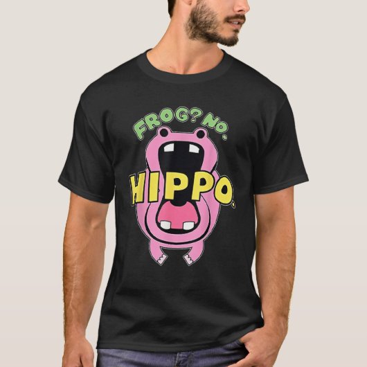 Kikker No Hippo Funny Cute Crazy Frog Lover T-shirt (Voorkant)