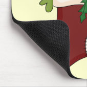 Kikker Noel Vakantie Tshirts en geschenken Muismat (Hoek)