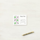 Kikker (noot) post-it® notes (Op bureau)