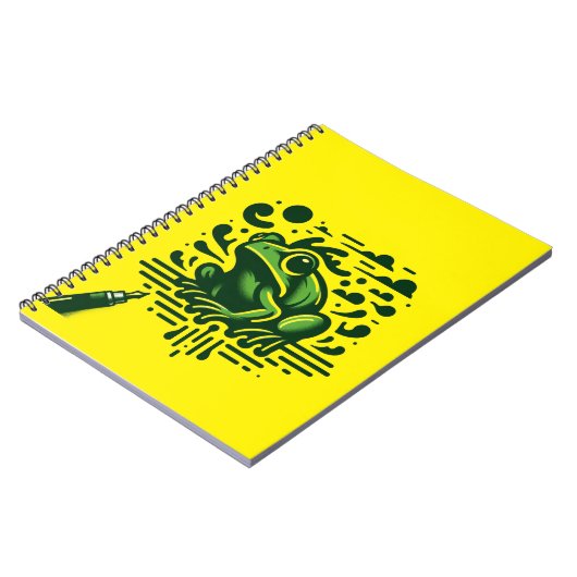 kikker notitieboek (Linkerzijde)