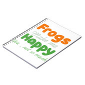 kikker notitieboek (Linkerzijde)