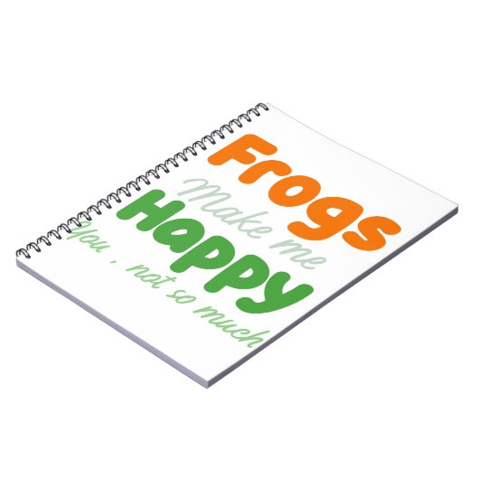 kikker notitieboek (Linkerzijde)