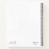 Kikker Notitieboek Huntleys Plaats  (Achterkant)