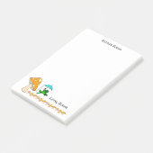 Kikker Notities Paddenstoel Kwak Notities Post-it® Notes (Schuin)