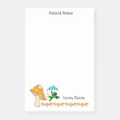 Kikker Notities Paddenstoel Kwak Notities Post-it® Notes (Voorkant)