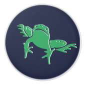 Kikker of kikker keramische knop (Voorkant)