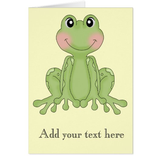 Kikker ontwerp Notecards voor Kikker Collectors (Voorkant)