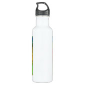 Kikker op bamboe waterfles (Achterkant)