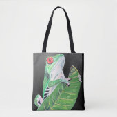 Kikker op blad tote bag (Voorkant)