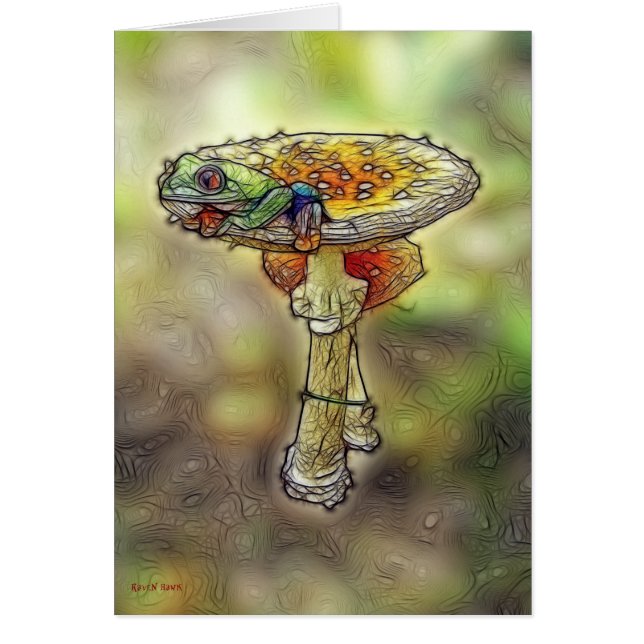 Kikker op een gereedschap (Voorkant)